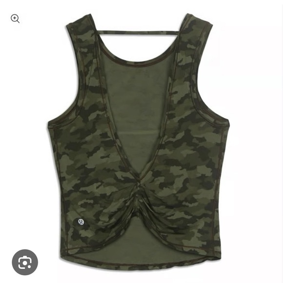 NWT Lululemon Deep Stretch Camo Tank Top *6 - Picture 5 of 7